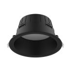 LED Deckenstrahler Tief Einbau Schwarz 9W 900lm - 827-840 CCT | 146mm - Ausschnitt 120mm