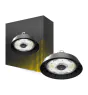 LED Highbay ALBIOR Stahl Schwarz 100W 17000lm 90D - 740  | IP65 - Mit Bewegungs- und Lichtsensor 