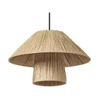 Ledvance Decor Bamboo Papier/Stahl Hut 400 Braun | Geeignet für E27