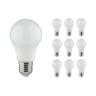 Mehrfachpackung 10x LED E27 Birne Matt 4.9W 480lm - 830 | Ersatz für 40W