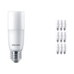 Lot 10x Philips Corepro LED E27 Tubular Stick Dépolie 9.5W 1050lm - 840 Blanc Froid | Équivalent 75W