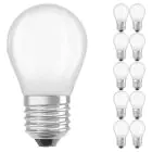 Lot 10x Ledvance CLASSIC LED E27 Poire Filament Dépolie 2.8W 250lm - 827  | Dimmable - Remplacement 25W
